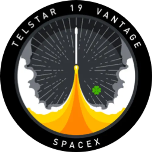 Logo del lanzamiento Telstar 19V