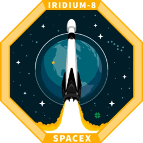 Logo del lanzamiento Iridium NEXT Mission 8