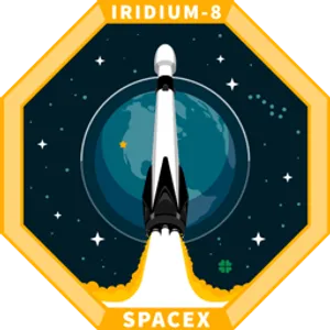 Logo del lanzamiento Iridium NEXT Mission 8