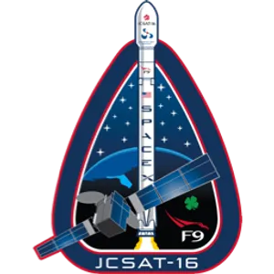 Logo del lanzamiento JCSAT-16