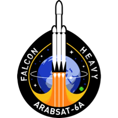 Logo del lanzamiento ArabSat 6A