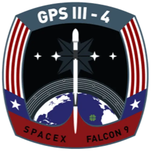 Logo del lanzamiento GPS III SV04 (Sacagawea)