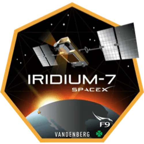 Logo del lanzamiento Iridium NEXT Mission 7