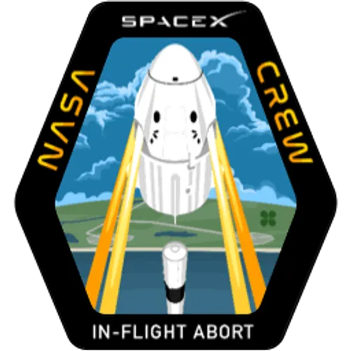 Logo del lanzamiento Crew Dragon In Flight Abort Test