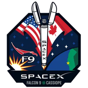 Logo del lanzamiento CASSIOPE