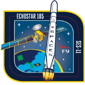 Logo del lanzamiento SES-11 / Echostar 105