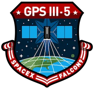 Logo del lanzamiento GPS III SV05