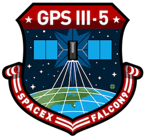 Logo del lanzamiento GPS III SV05