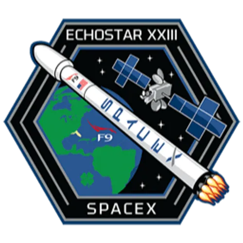 Logo del lanzamiento EchoStar 23