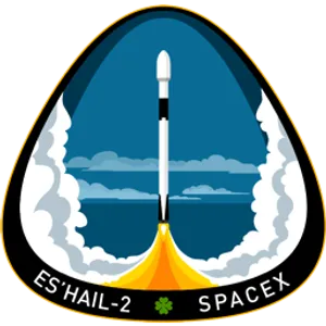 Logo del lanzamiento Es’hail 2