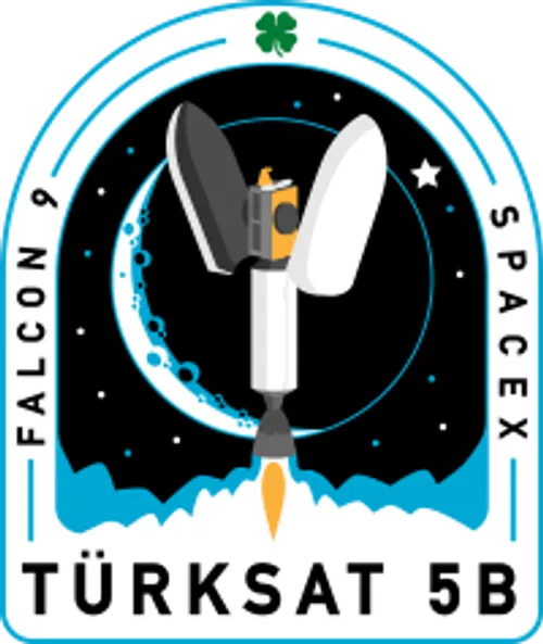 Logo del lanzamiento Türksat 5B