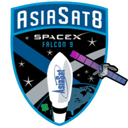 Logo del lanzamiento AsiaSat 8