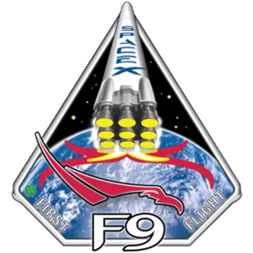 Logo del lanzamiento Falcon 9 Test Flight